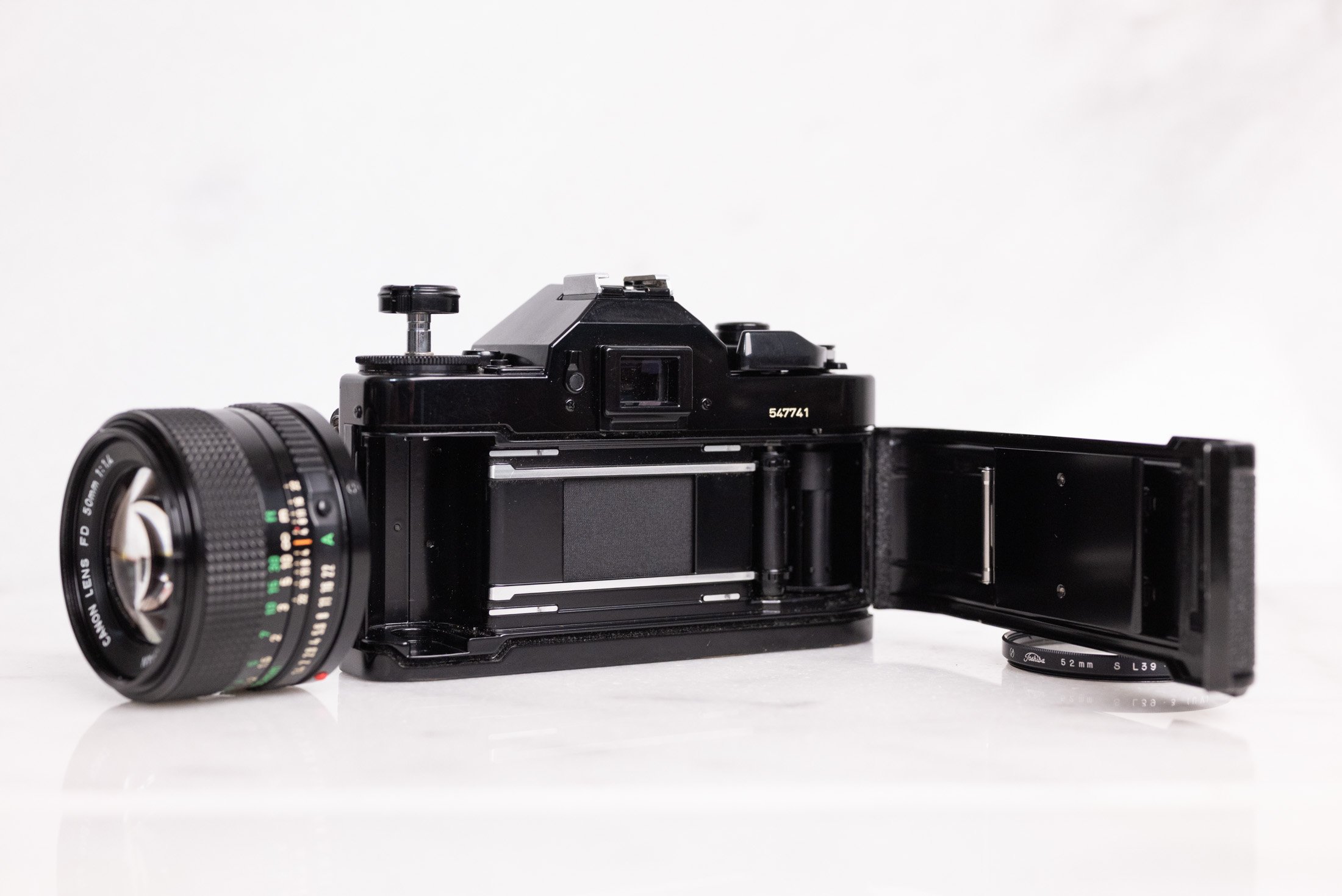 Canon A-1 SLR Film 06996cmrk Canon A-1 + New FD 50mm F1.4 MF